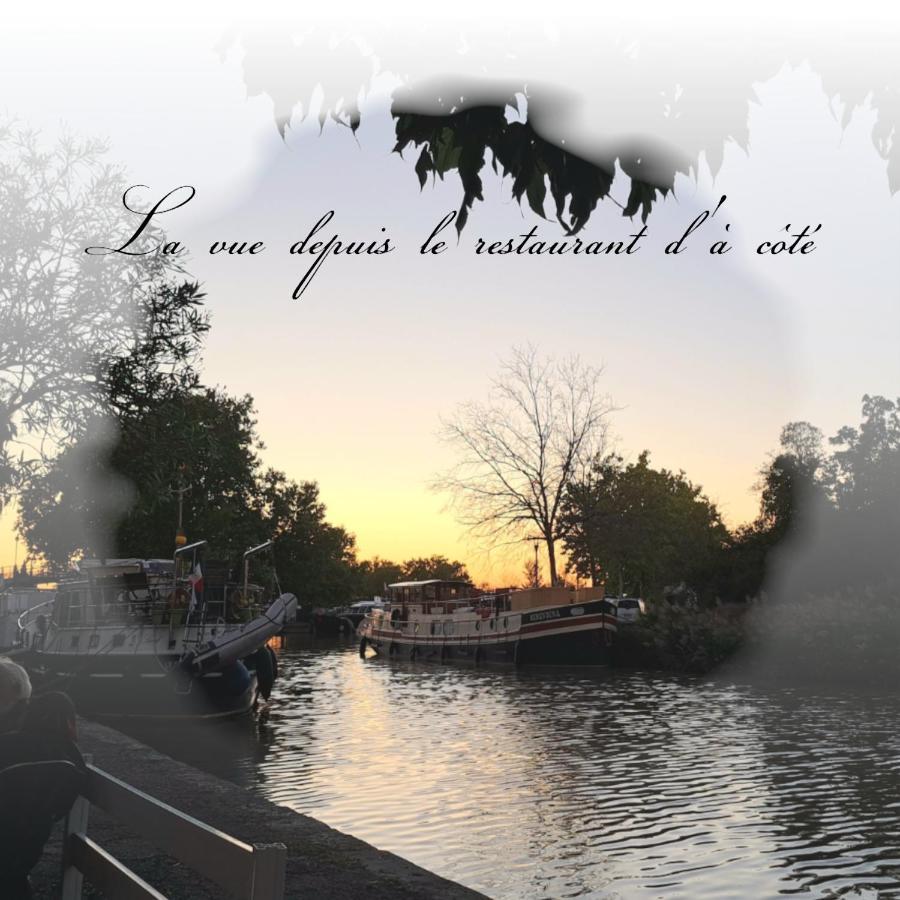 La Maison Du Canal- Vue Canal- L'Ere Du Temps Homps  Eksteriør bilde
